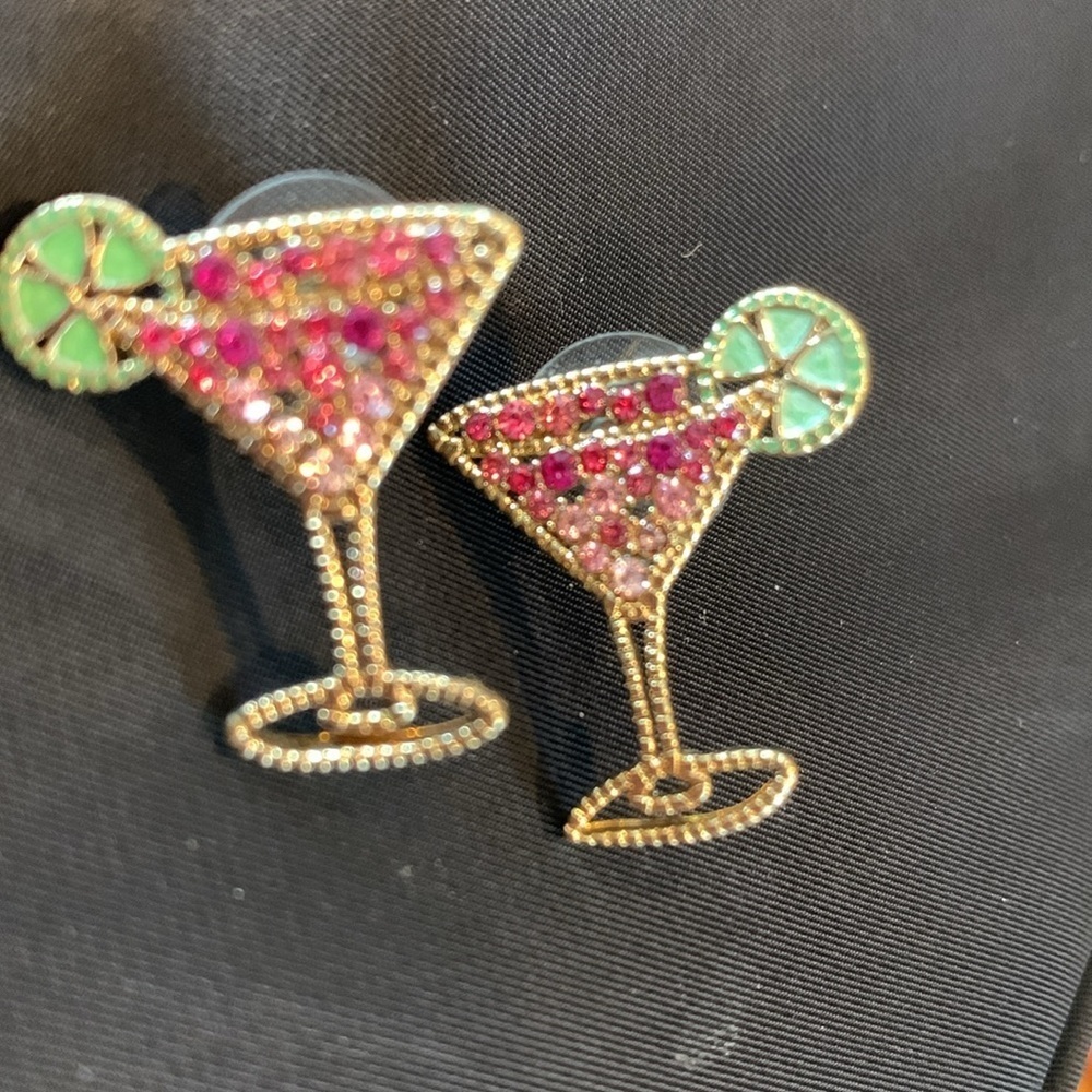 Sugarfix by Baublebar Happy New Year Splash of Cran Post Cosmopolitan Earrings - Picture 2 of 8